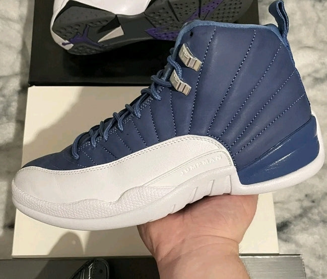 Jordan 12 Stone blue – Supreme sneakers